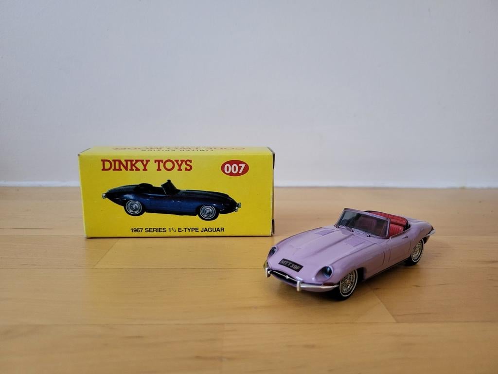 Dinky Matchbox code 2 007 Jaguar E-Type, Ophalen of Verzenden, Zo goed als nieuw, Matchbox