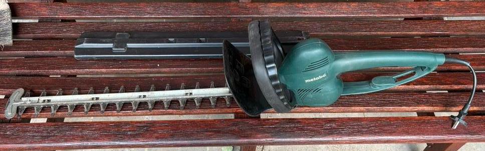 Metabo 55 heggenschaar met kabel, Tuin en Terras, Ophalen, Gebruikt