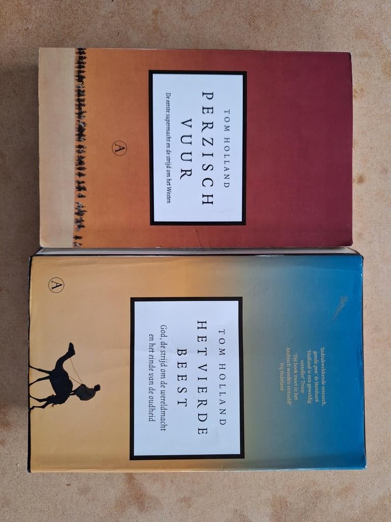 Tom Holland, Perzisch Vuur & Het Vierde Beest, Boeken, Ophalen of Verzenden, Zo goed als nieuw