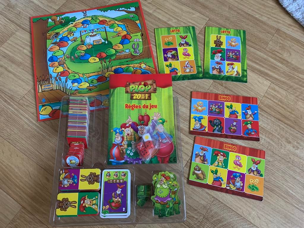 Gezelschapspelen Plop 20 in 1, Enlèvement, Comme neuf
