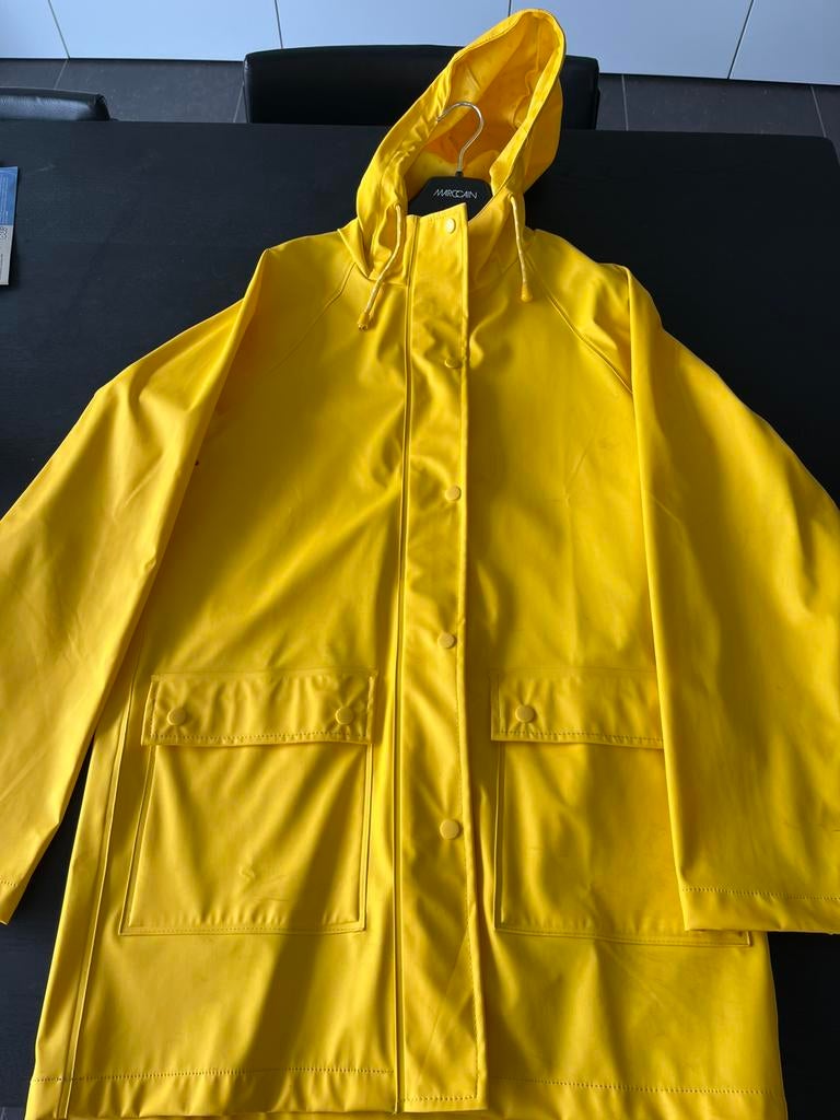 Gele regenjas, Kleding | Dames, Ophalen of Verzenden, Zo goed als nieuw, Maat 36 (S)