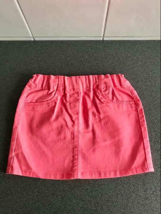NIEUW - Fluo zalmroze rok JBC - maat 110, Ophalen of Verzenden, Nieuw, Meisje, Jurk of Rok