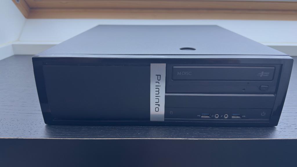 Compacte Priminfo desktop PC Windows 10 Intel i5-6400, Ophalen, 256 GB, 8 GB, Zo goed als nieuw