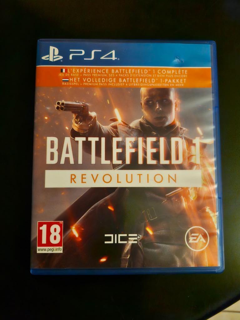 PS4 BATTLEFIELD 1 REVOLUTION, Enlèvement, Utilisé, Plateforme, À partir de 18 ans