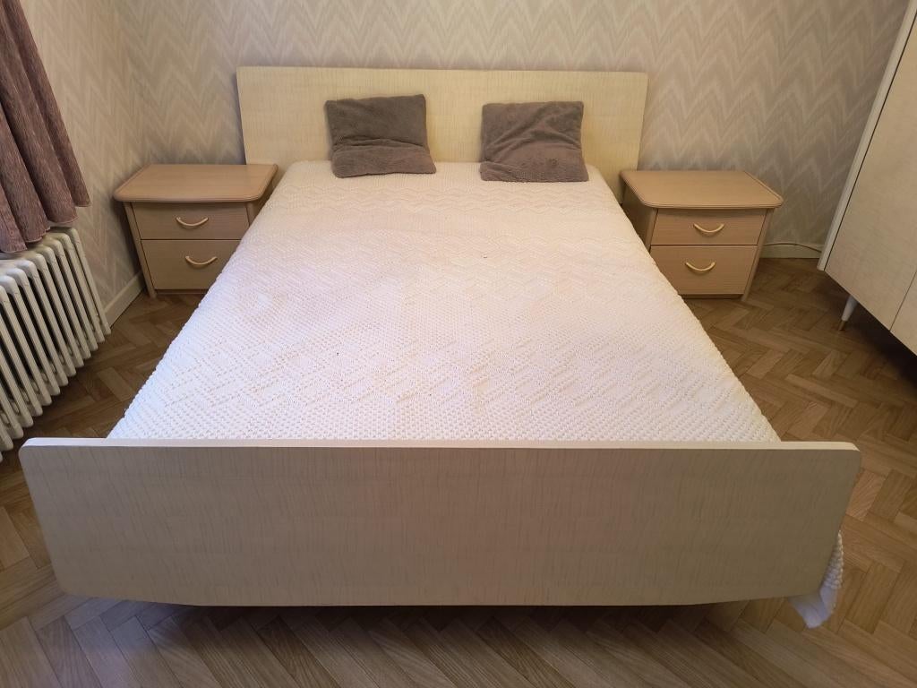 Vintage slaapkamer in formica, Huis en Inrichting, Kasten | Kleerkasten, Ophalen, Gebruikt, Overige materialen, Vintage