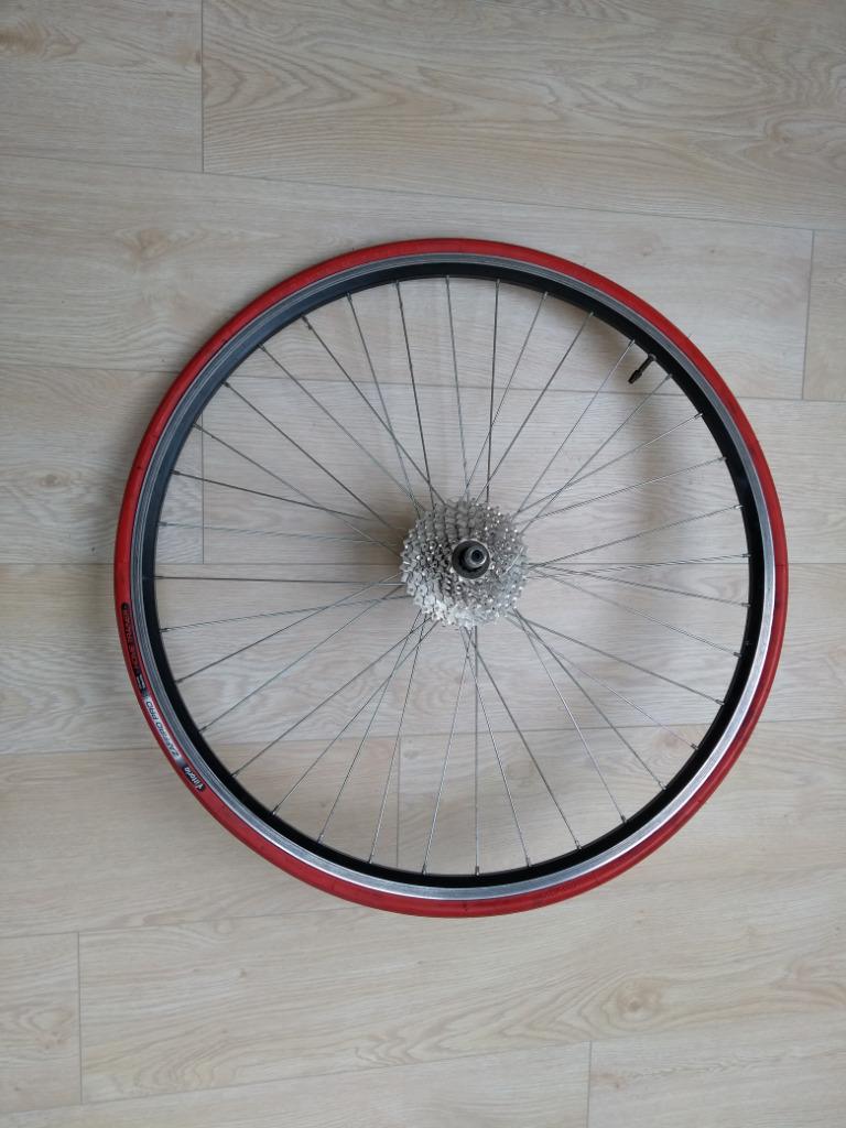 koerswiel met 9 tandwielen + band voor home trainer - NIEUW, Ophalen