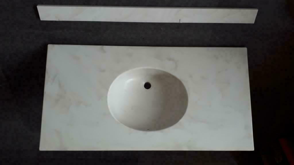 Twee Corian wastafels, Ophalen, Nieuw, Wasbak of Wastafel