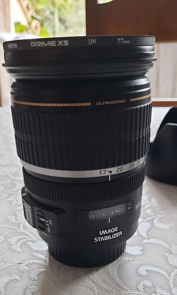 Canon EF-S 17-55mm f2.8 IS USM met zonnekap, Audio, Tv en Foto, Foto | Lenzen en Objectieven, Ophalen