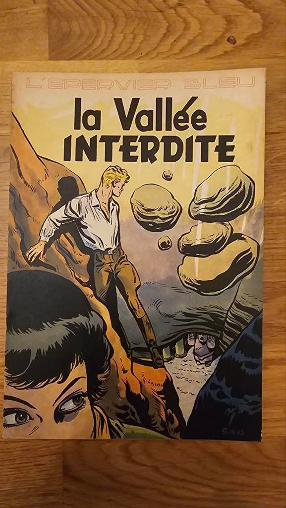 L'épervier bleu,  la vallée interdite EO 1954, Enlèvement ou Envoi