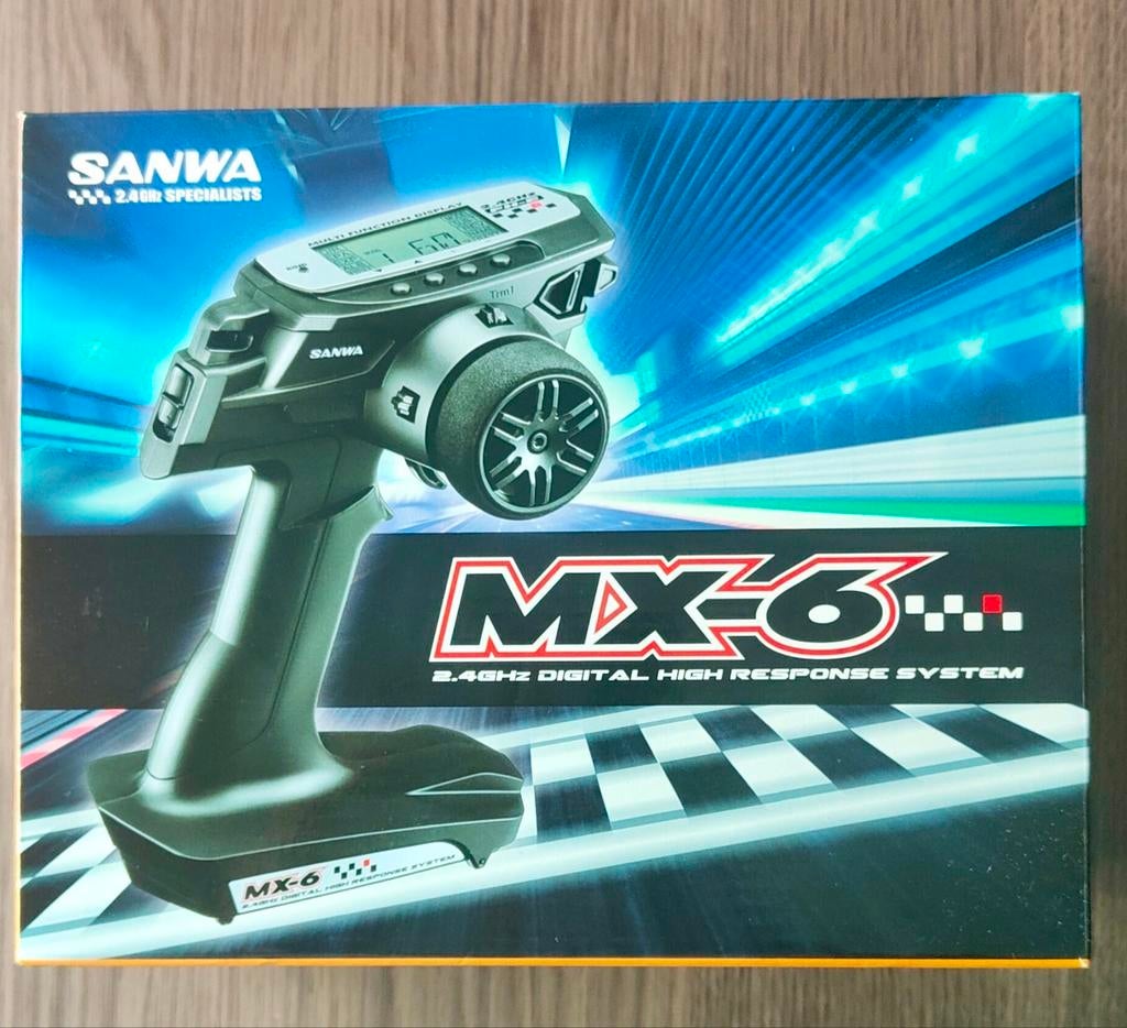 Sanwa MX-6 radiografische zender, Games en Spelcomputers, Games | Atari, Zo goed als nieuw, Ophalen