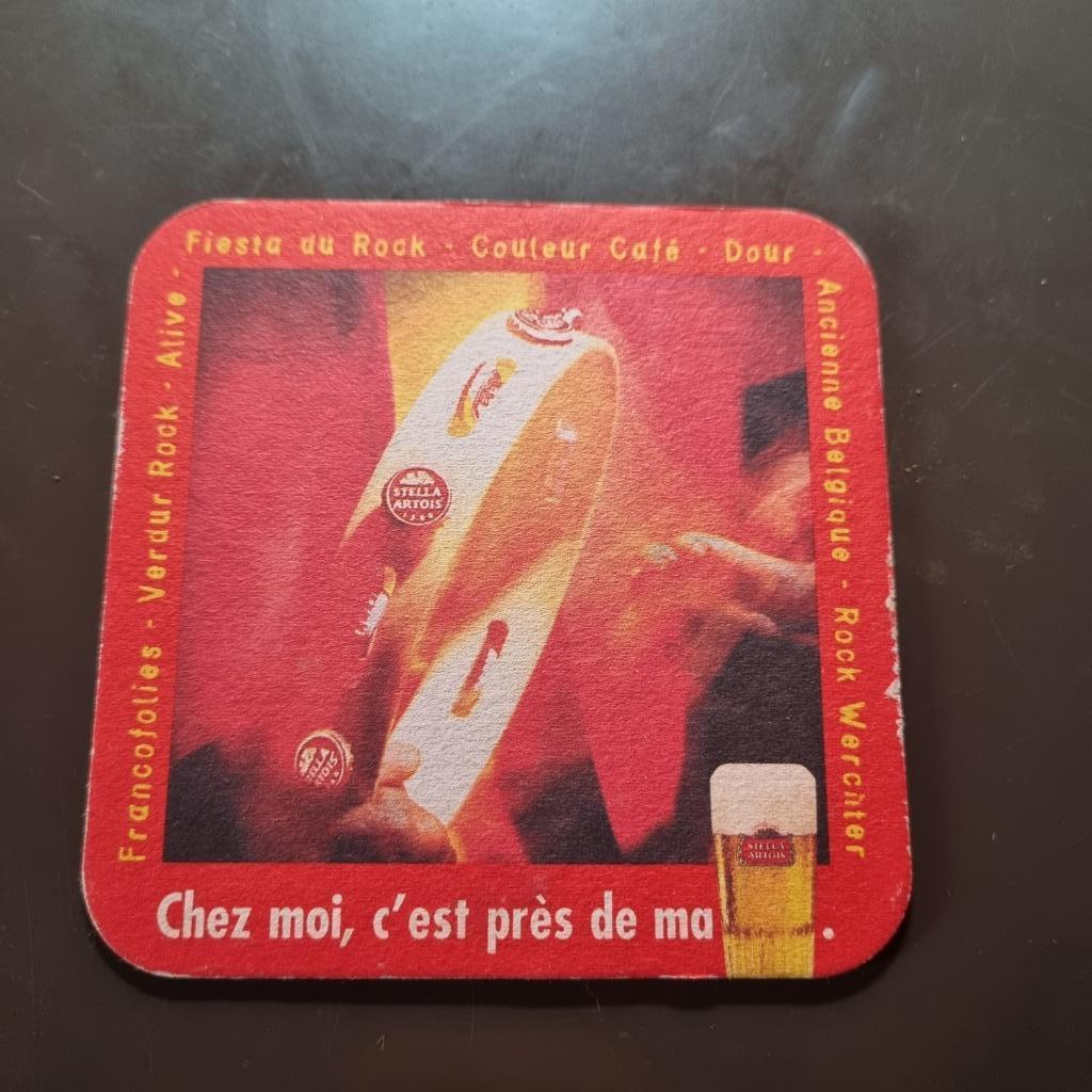 Sous Bock Stella Artois (modèle 164), Enlèvement ou Envoi, Utilisé, Sous-bock, Stella Artois