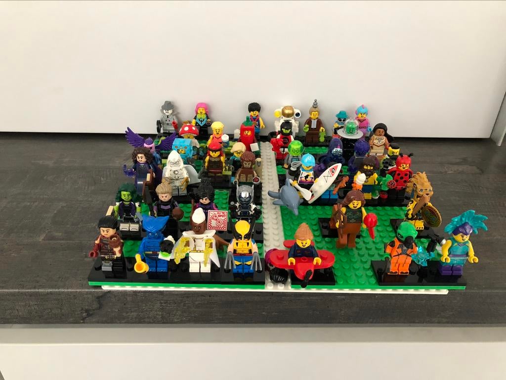 Lego Minifigures serie 21-22-23-25-26-Disney en Marvel 2, Ophalen of Verzenden, Nieuw, Complete set, Lego
