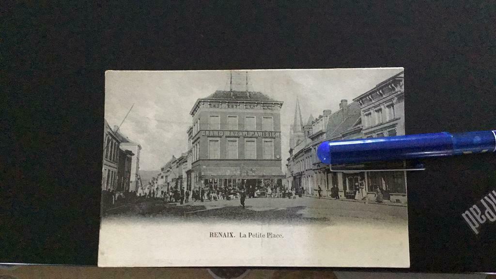 Renaix la petite place, Avant 1920, Non affranchie, Hainaut