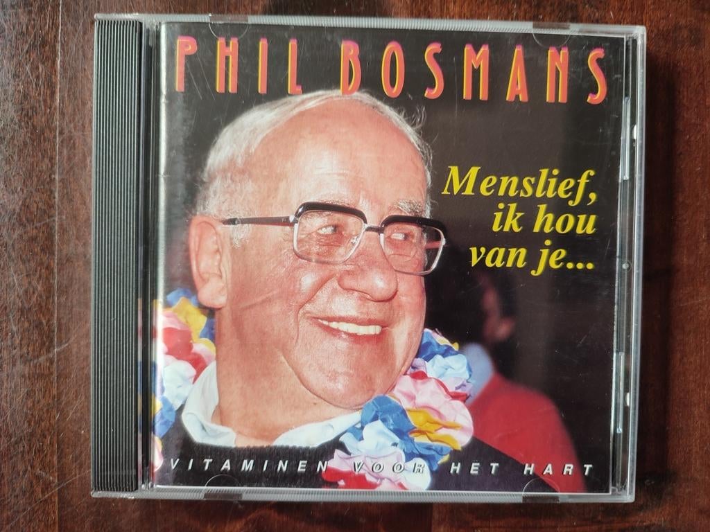CD: PHIL BOSMANS - MENSLIEF, IK HOU VAN JE: BOND ZONDER NAAM, Ophalen of Verzenden, Zo goed als nieuw