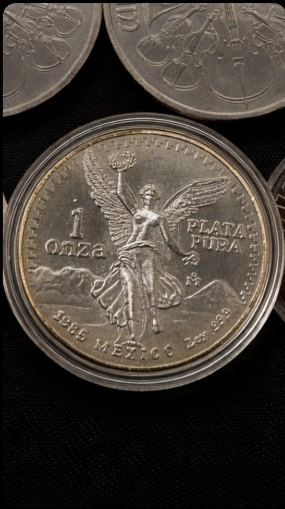 Zilveren Mexico Libertad 1 Oz (1985) – 1 Ounce Silver, Ophalen, Koper