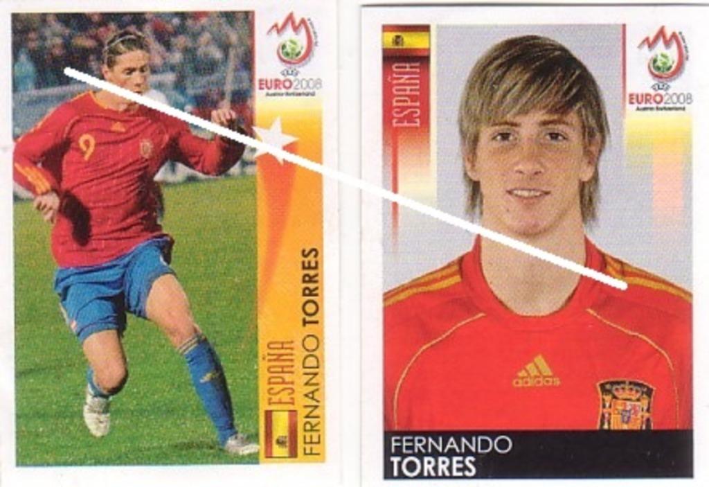 Panini / Euro 2008 / Torres 2 Stickers, Verzamelen, Verzenden, Nieuw, Poster, Plaatje of Sticker