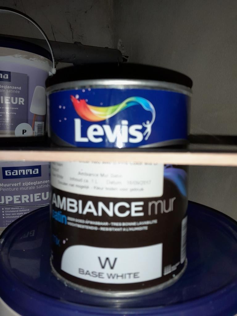 Nieuwe pot Levis verf licht roze (reeks clear red A40), Bricolage & Construction, Peinture, Vernis & Laque, Neuf, Moins de 5 litres