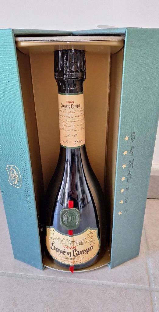 Gran Juve y Camps brut gran reserva 2010 coffret, Neuf, Pleine, Enlèvement, Autres types