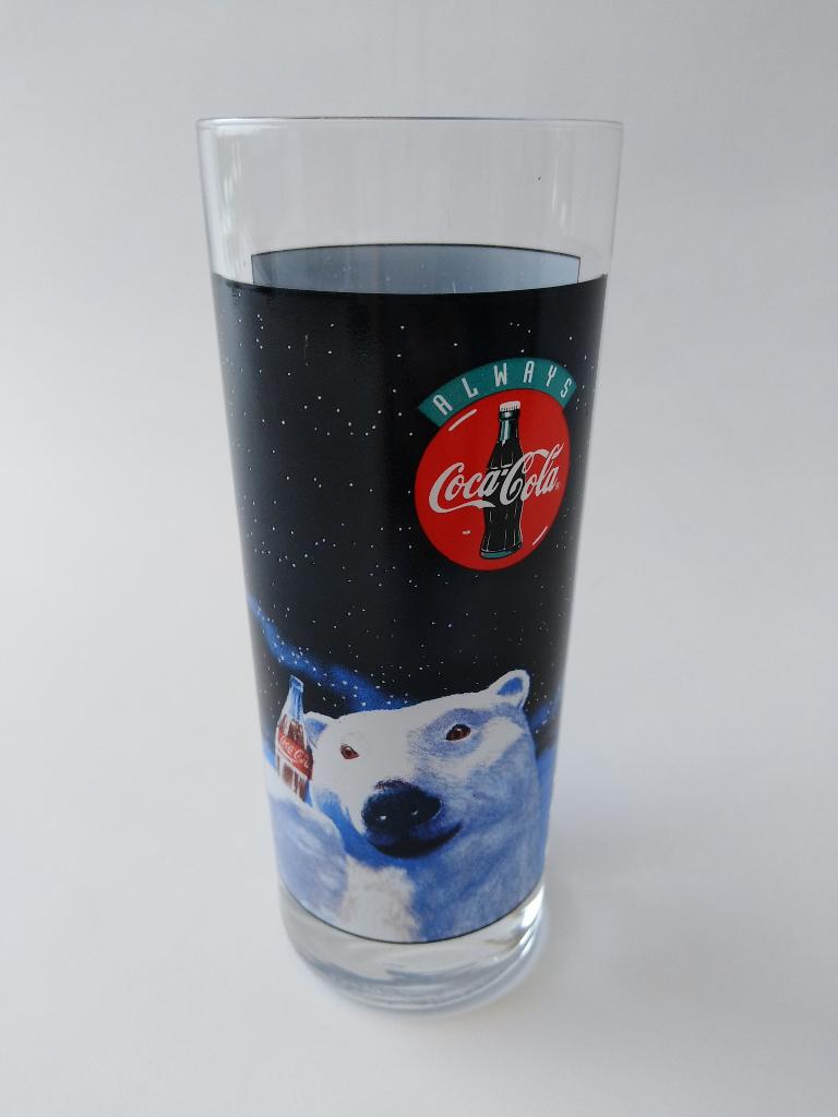 1 verre Always Coca-Cola de Polar Bear North Pole, Enlèvement ou Envoi, Neuf, Verre à soda