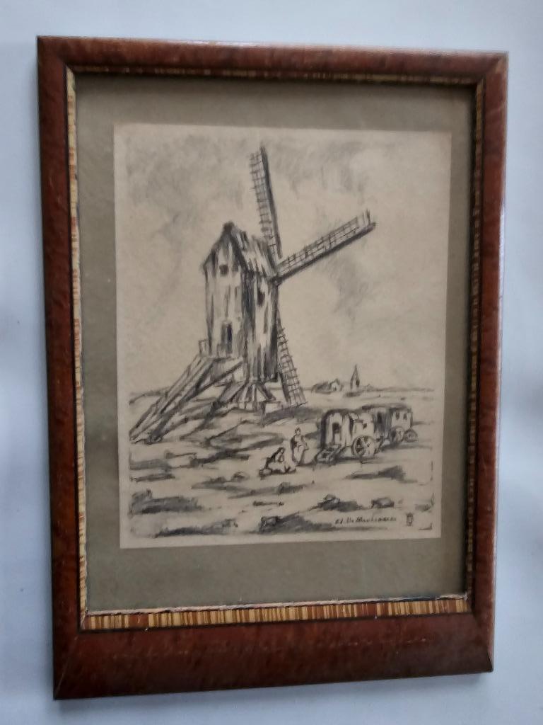 Pentekening Ed. De Meulenaere, Ophalen