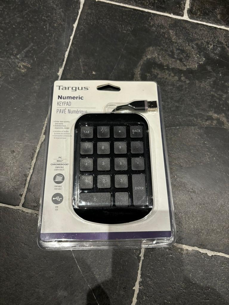 Keypad, Computers en Software, Toetsenborden, TARGUS, Nieuw, Numeriek, Ophalen of Verzenden