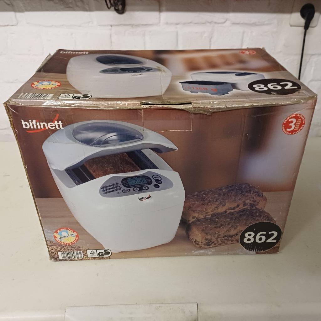 Broodmachine, 800 tot 1200 gram deeg, Zo goed als nieuw, Kijkvenster, Ophalen
