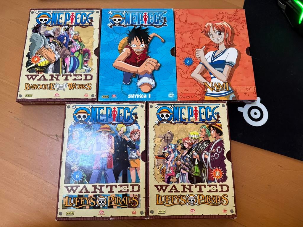 Dvd-set uit één stuk, Cd's en Dvd's, Gebruikt, Tekenfilm, Anime (Japans), Boxset