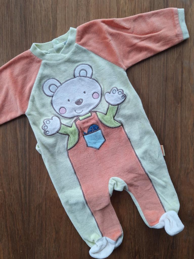 PREMAMAN - Pyjama jaune/orange avec ours - T.3 mois, Enfants & Bébés, Vêtements de bébé | Taille 62, Garçon ou Fille, Enlèvement ou Envoi