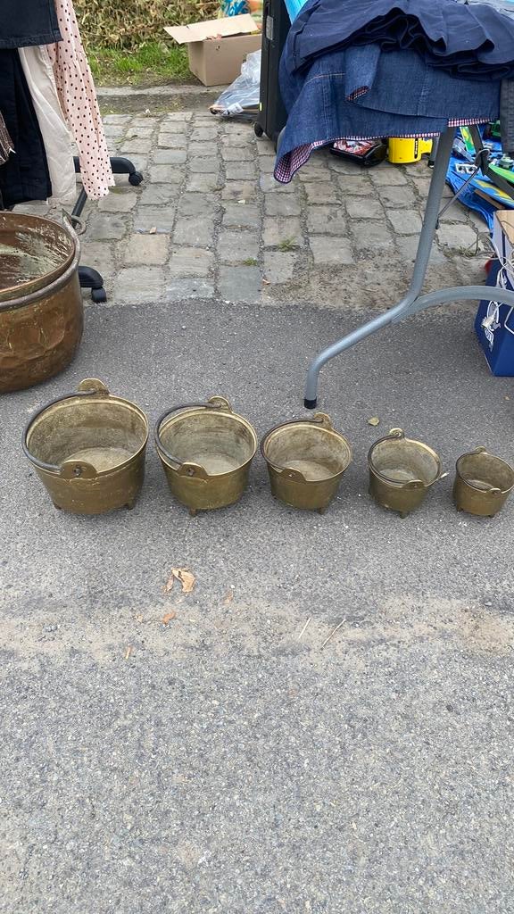 Jolie série pots en cuivre, Enlèvement, Comme neuf