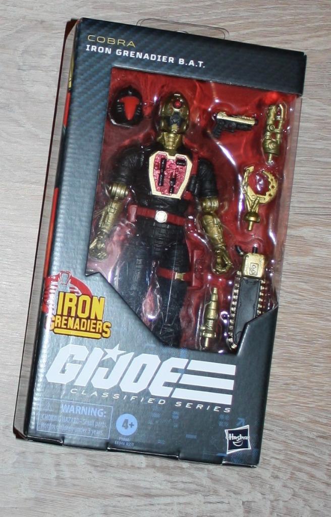 G.I. Joe Classified Series #134, Iron Grenadier B.A.T., Envoi, Neuf
