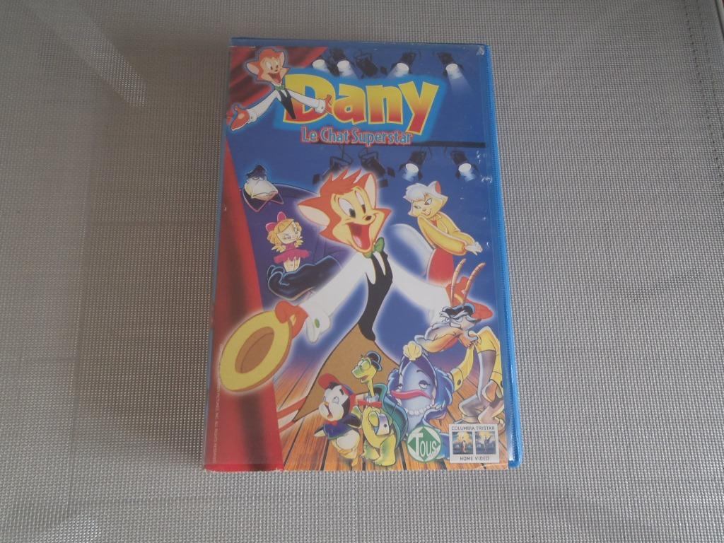 cassette VHS Dany le chat super star, Enlèvement ou Envoi, Utilisé, Autres genres