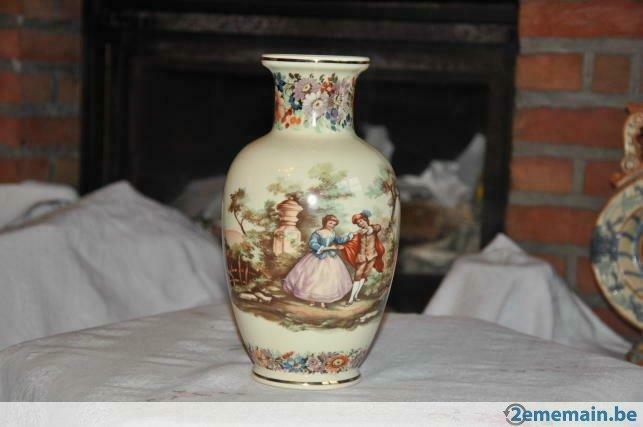 vase decor galant banderole de fleur (d), Enlèvement ou Envoi, Utilisé