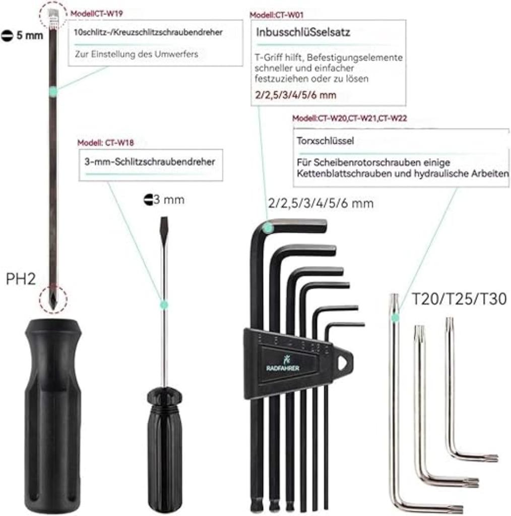 Kit de réparation de vélo, boîte à outils, LIVRAISON GRATUIT, Envoi, Neuf