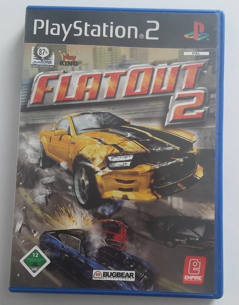 Jeu FlatOut 2 pour PS2, Consoles de jeu & Jeux vidéo, Enlèvement ou Envoi, Comme neuf, Course et Pilotage, À partir de 12 ans