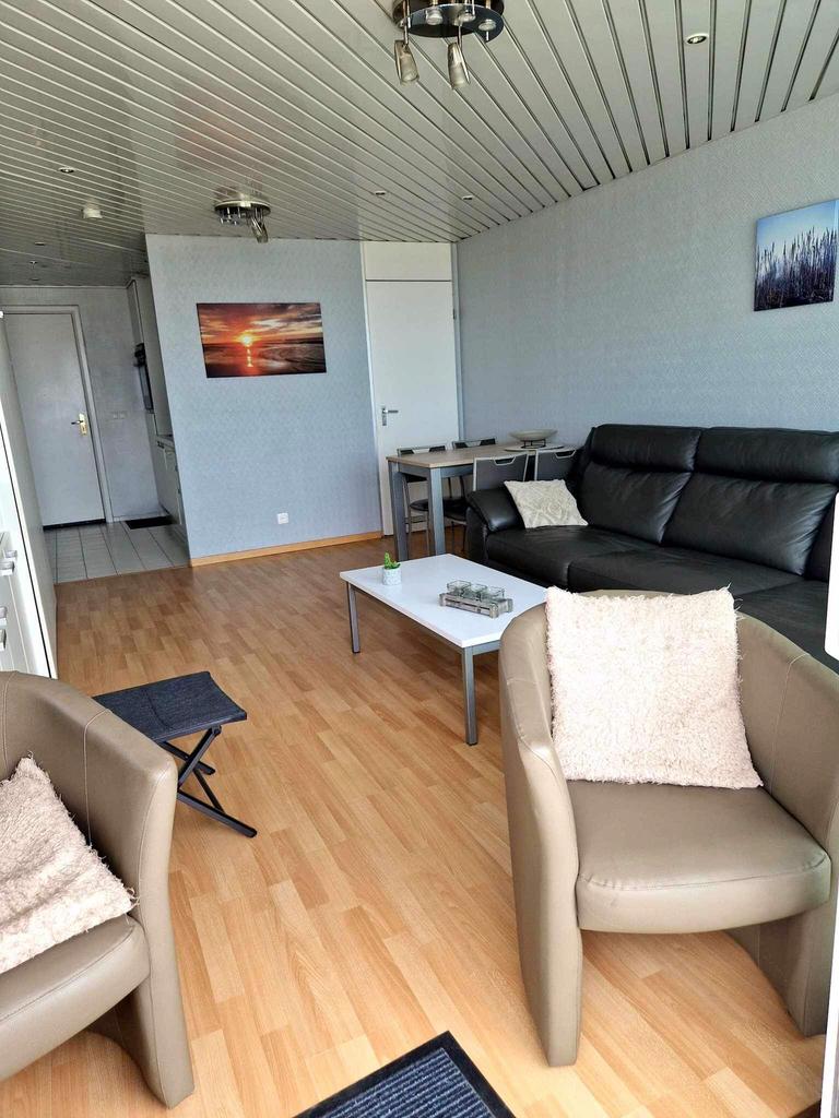 Te Huur Studio met frontaal zeezicht vanaf 40 euro per nacht, 35 tot 50 m², Provincie West-Vlaanderen