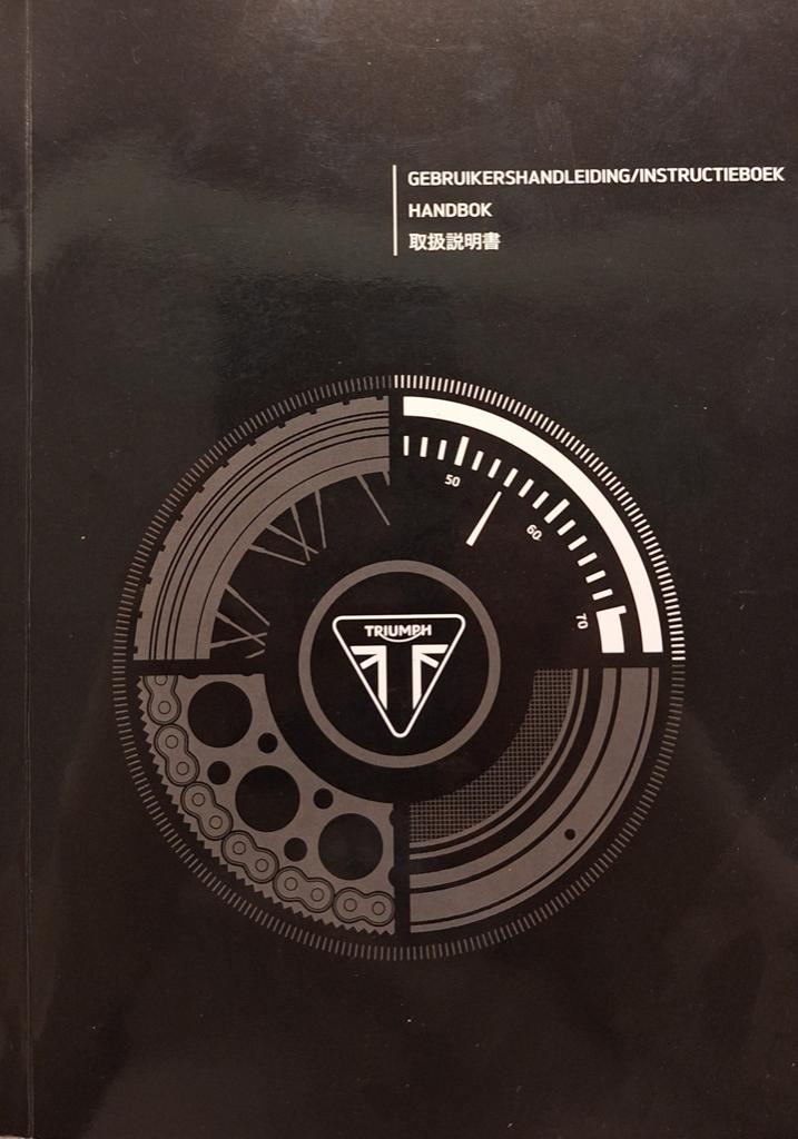 Manuel d'utilisation Triumph original (NL), Motos, Modes d'emploi & Notices d'utilisation, Enlèvement ou Envoi, Triumph
