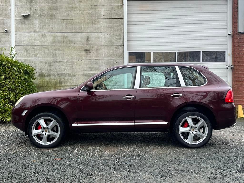 Porsche Cayenne 4.5 V8 Turbo Sport 450 PK Full Youngtimer, Auto's, Porsche, Automaat, Cayenne, Beige, Leder