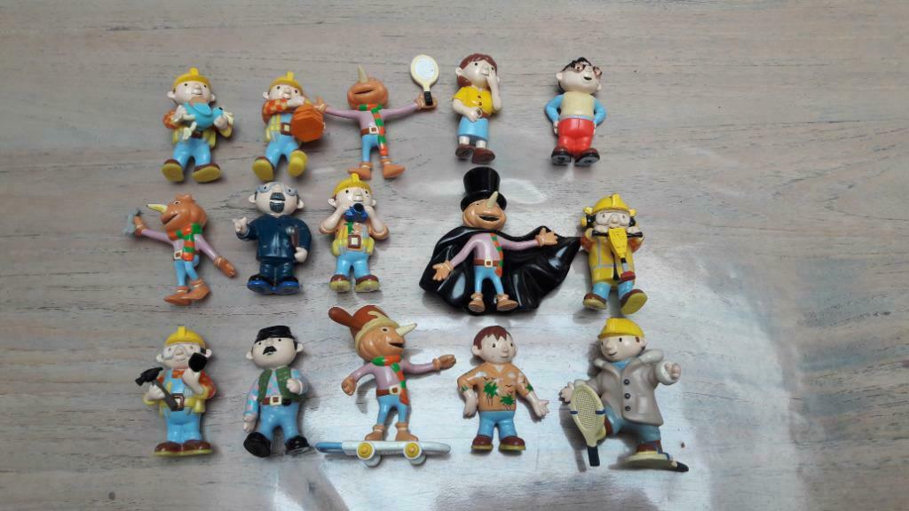 15 figurines Bob le bricoleur Hit 6-7cm, Enlèvement ou Envoi, Utilisé