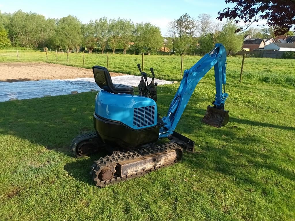Minigraver 900 kg kubota motor, Enlèvement