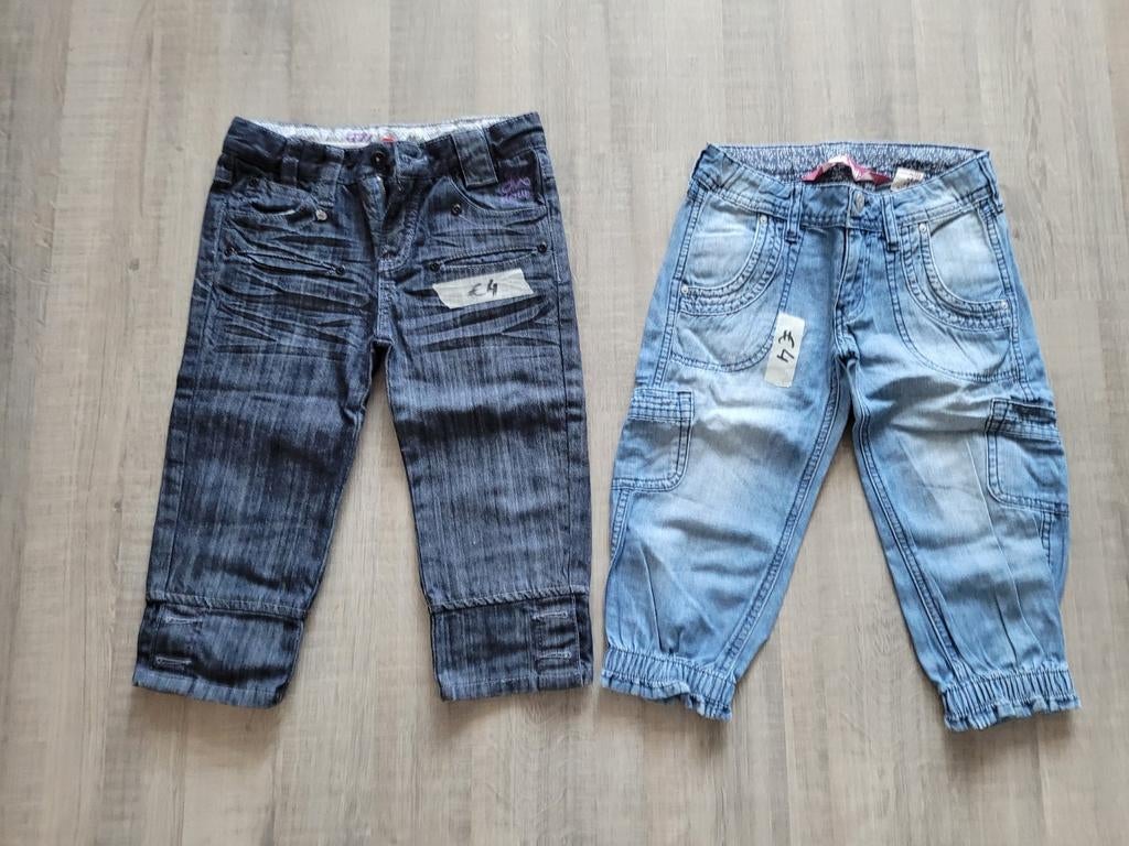 Pakket broeken jeans maat 122 lente-zomer nr. 6, Broek, Meisje, Ophalen of Verzenden, Zo goed als nieuw
