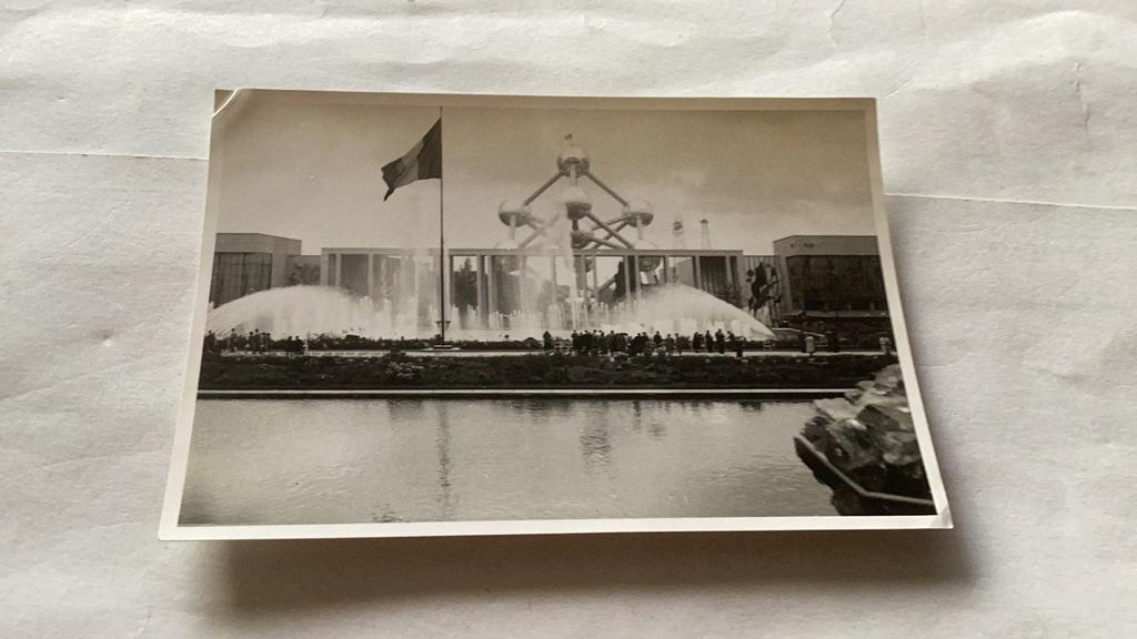 Brussel 1958 wereldtentoonstelling 7x10 cm echte foto, Ophalen of Verzenden, Zo goed als nieuw, Foto