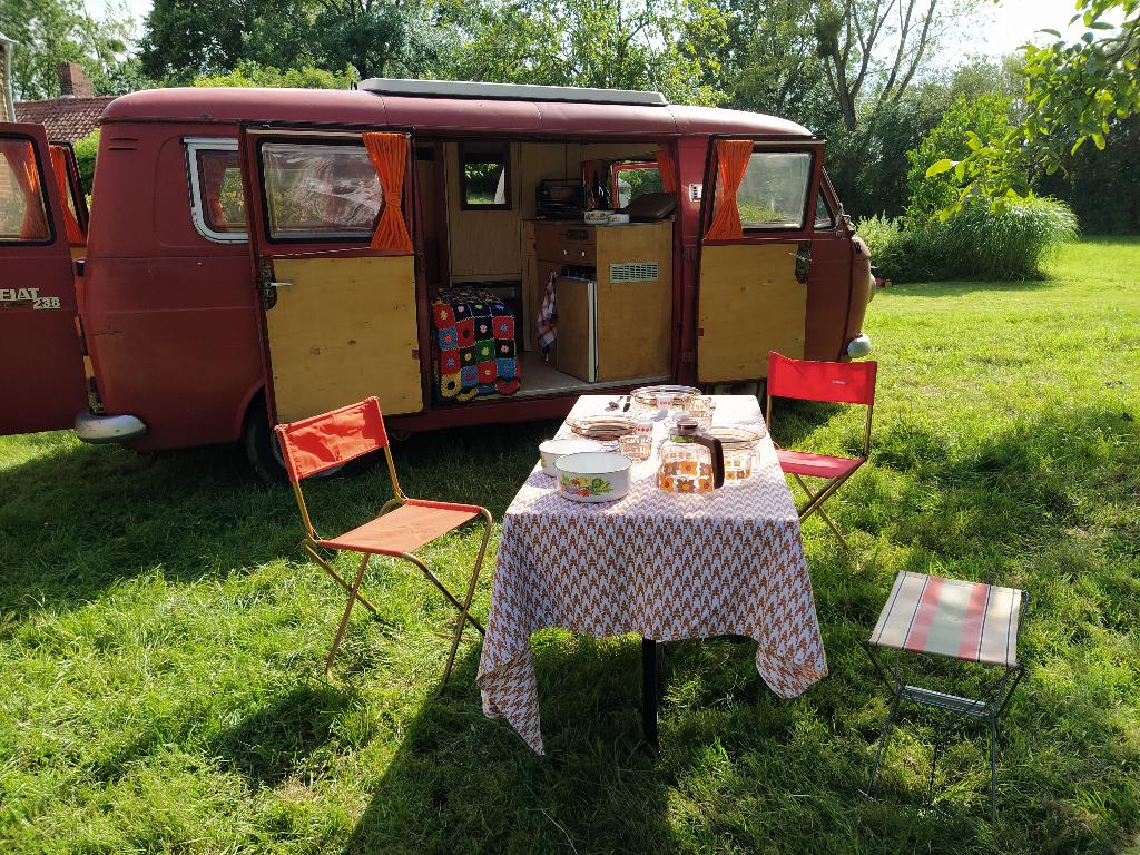 Fiat 238 Weinsberg 1977, Auto's, Voorwielaandrijving, Overige bekleding, 5 deurs, Particulier