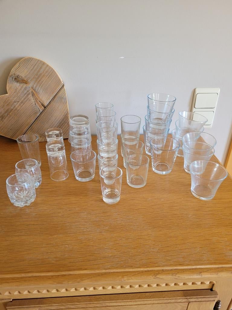 Divers sortes de verrines, Collections, Verres & Petits Verres, Enlèvement, Comme neuf