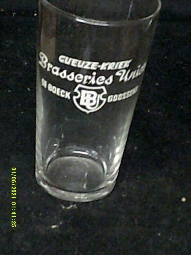 Gueuze.Kriek.De Neve.Schepdaal.De Koninck Dworp, Verzamelen, Biermerken, Ophalen of Verzenden, Zo goed als nieuw, Glas of Glazen