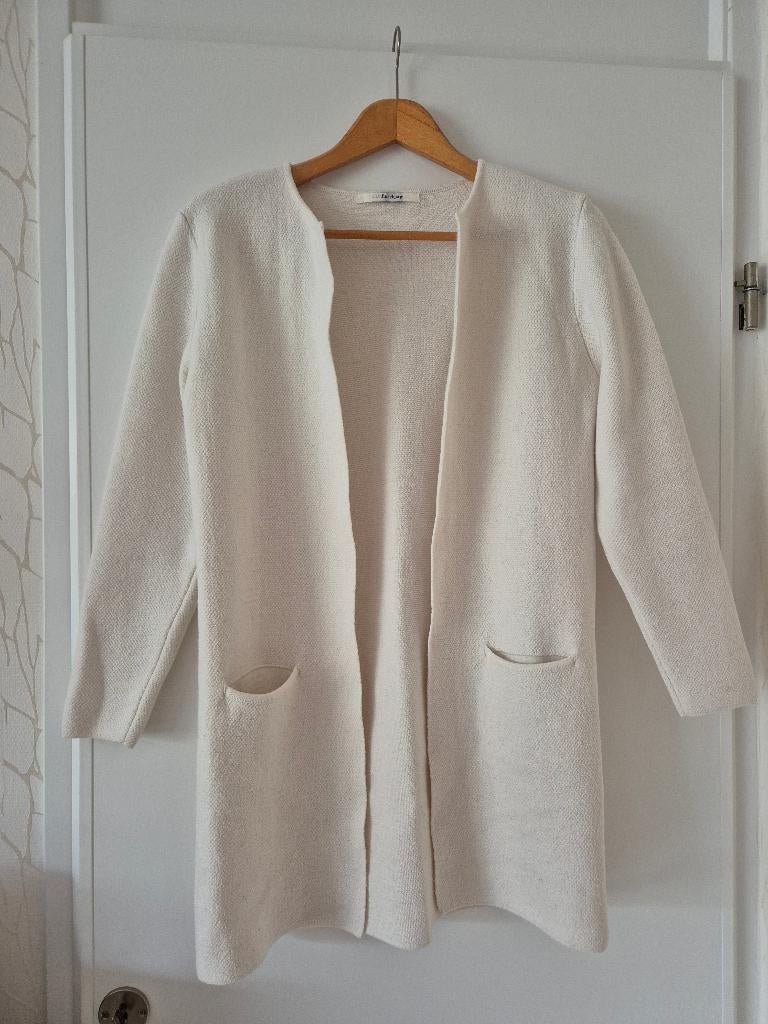 Sibin Linnebjerg Gebroken Wit Vest - Maat M (valt als S), Kleding | Dames, Sibin Linnebjerg, Ophalen of Verzenden, Maat 38/40 (M)