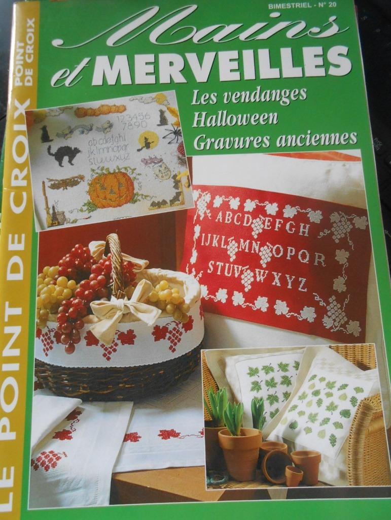 :Mains et Merveilles ,revues sur le point de croix, Enlèvement ou Envoi, Neuf, Décoration