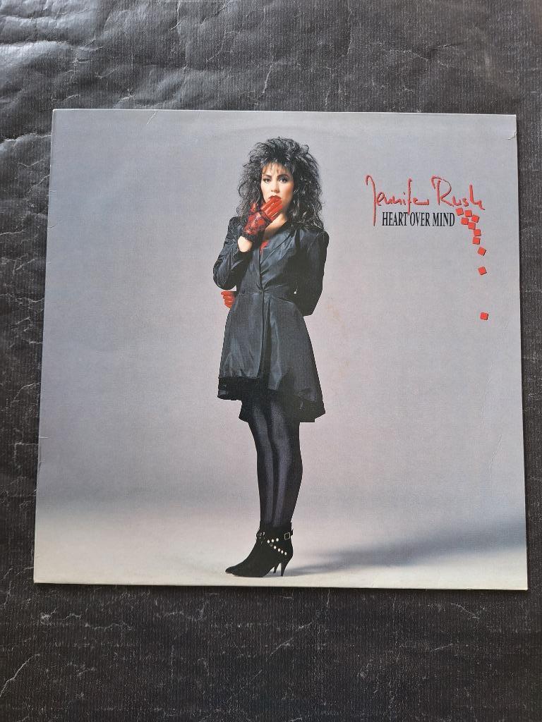 JENNIFER RUSH "Heart over Mind" LP (1987) IZGS, Envoi, Comme neuf, 12 pouces