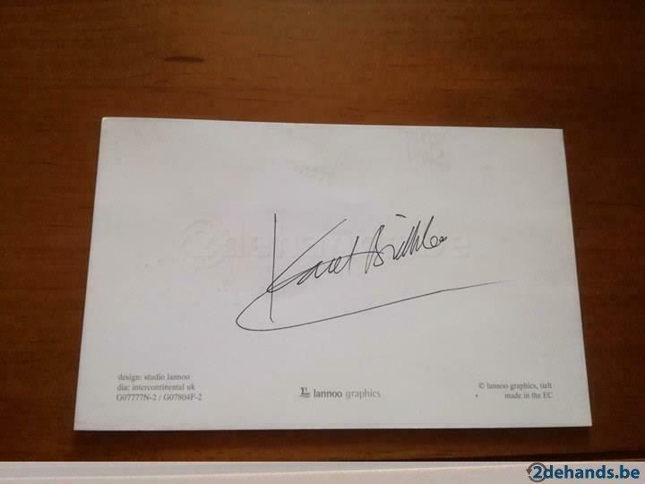 handtekening karel biddeloo, Boeken, Stripverhalen, Ophalen of Verzenden, Nieuw