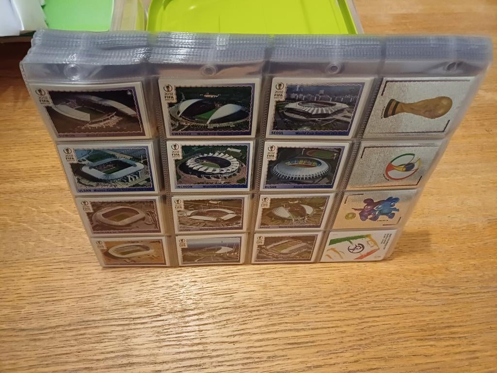 Panini set World Cup 2002 Korea Japan + extra stickers, Verzamelen, Ophalen of Verzenden, Zo goed als nieuw
