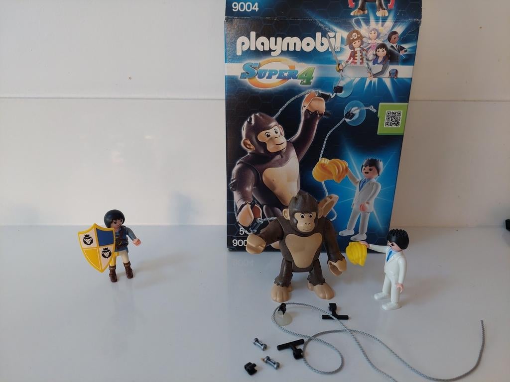 playmobil super 4 9004 + alex ridder, Kinderen en Baby's, Speelgoed | Playmobil, Ophalen of Verzenden, Gebruikt